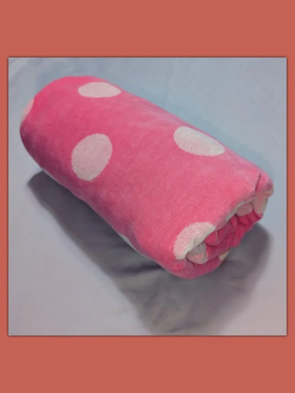 NWT Kate Spade New York Beach Towel - Polka Dot - Pink & White - 100% Cotton